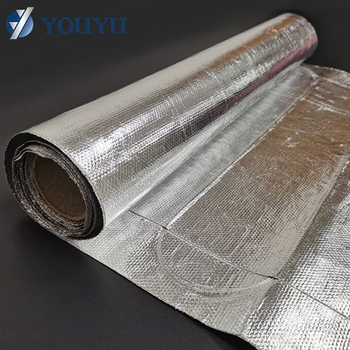 Tapis chauffant de papier d'aluminium de plancher intérieur 110 / 220V 150W / M2