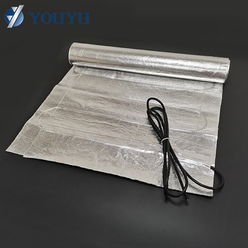 Tapis chauffant de papier d'aluminium de plancher intérieur 110 / 220V 150W / M2