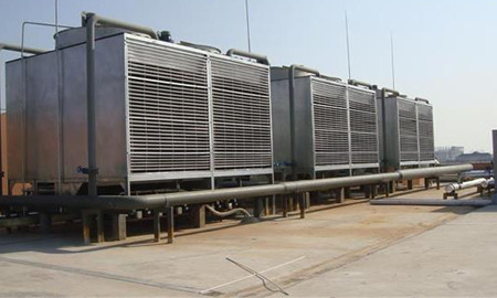 Hunan plant roof cooling tower pipeline antifreeze electric heat tracing project