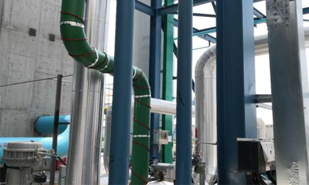 Projet d'antigel et d'isolation du pipeline chimique de Lianyungang