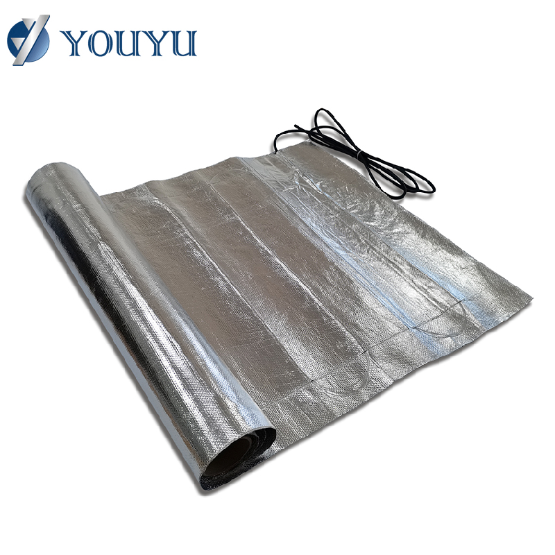 Estera de calefacción de suelo eléctrica para sistema de calefacción de suelo Estera de calefacción de papel de aluminio