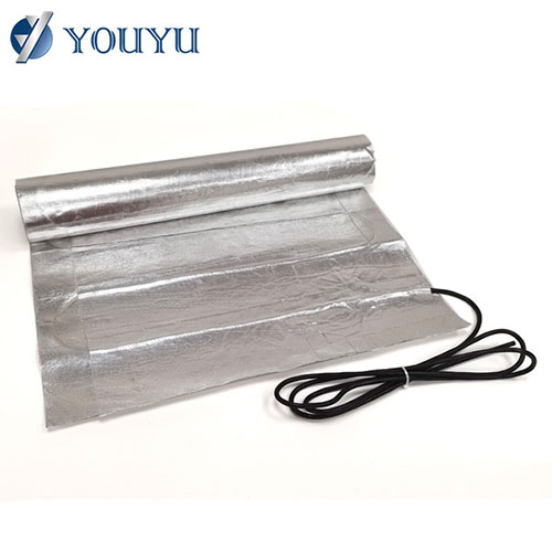110V 150W/M2 Estera de calefacción de papel de aluminio para piso laminado